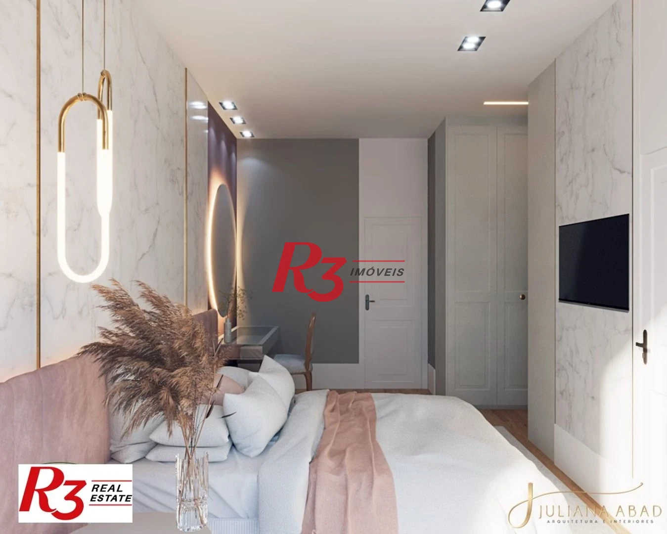 Apartamento com 4 dormitórios à venda, 295 m² por R$ 7.600.000,00 - Ponta da Praia - Santos/SP