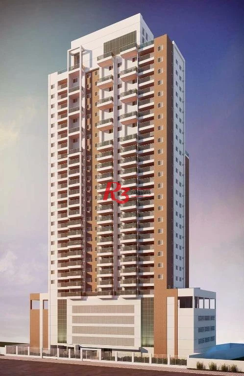 Apartamento para alugar, 45 m² por R$ 4.000,00/mês - José Menino - Santos/SP