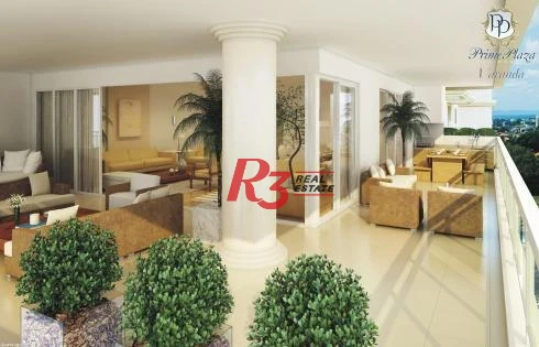 Apartamento com 4 dormitórios, 360 m² - venda ou aluguel - Gonzaga - Santos/SP