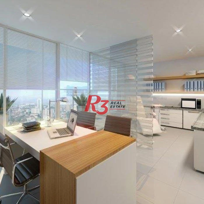 Sala para alugar, 45 m² por R$ 3.748,00/mês - Encruzilhada - Santos/SP