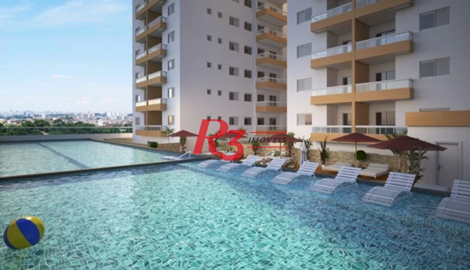 Apartamento Garden com 2 dormitórios à venda, 75 m² por R$ 692.000,00 - Boqueirão - Praia Grande/SP