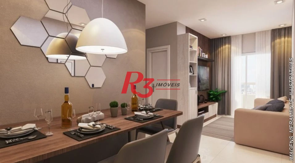 Apartamento Garden com 2 dormitórios à venda, 75 m² por R$ 692.000,00 - Boqueirão - Praia Grande/SP