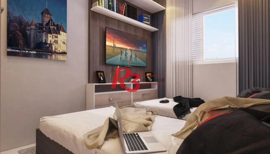 Apartamento Garden com 2 dormitórios à venda, 75 m² por R$ 692.000,00 - Boqueirão - Praia Grande/SP