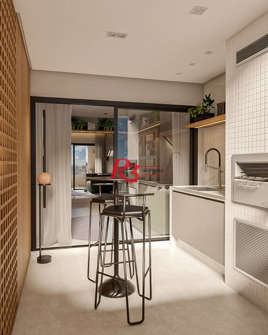 Apartamento à venda, 74 m² por R$ 695.269,58 - Marapé - Santos/SP