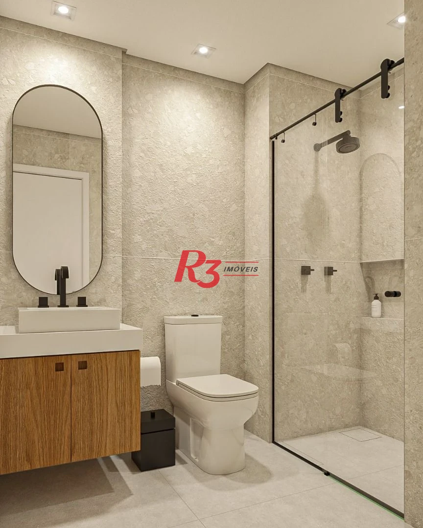 Apartamento à venda, 74 m² por R$ 695.269,58 - Marapé - Santos/SP