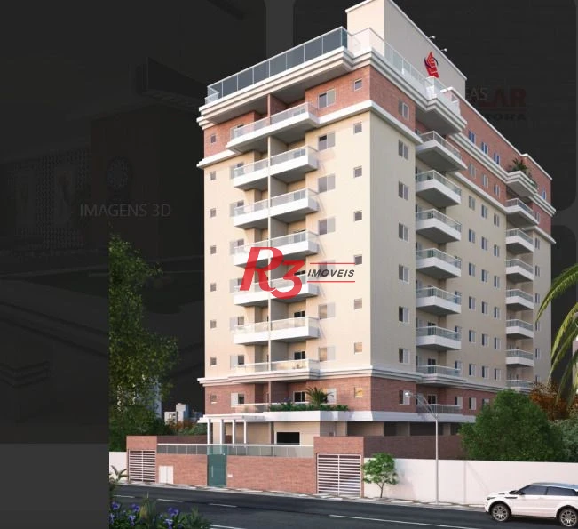 Apartamento com 2 dormitórios à venda, 55 m² por R$ 530.000,00 - Vila Guilhermina - Praia Grande/SP