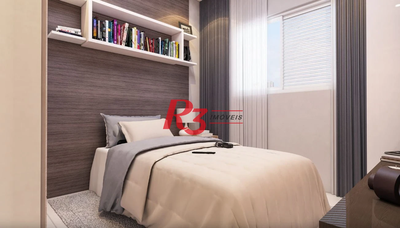 Apartamento com 2 dormitórios à venda, 55 m² por R$ 530.000,00 - Vila Guilhermina - Praia Grande/SP