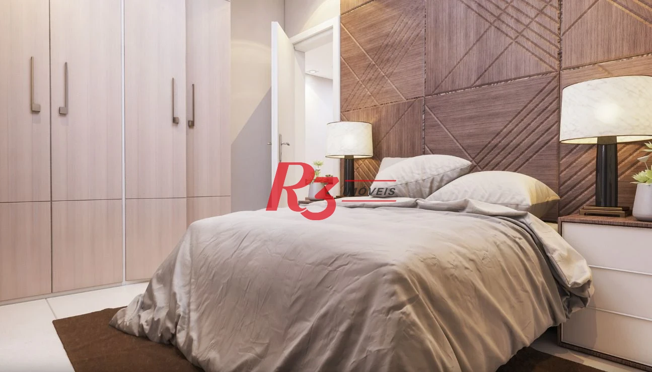 Apartamento com 2 dormitórios à venda, 55 m² por R$ 530.000,00 - Vila Guilhermina - Praia Grande/SP