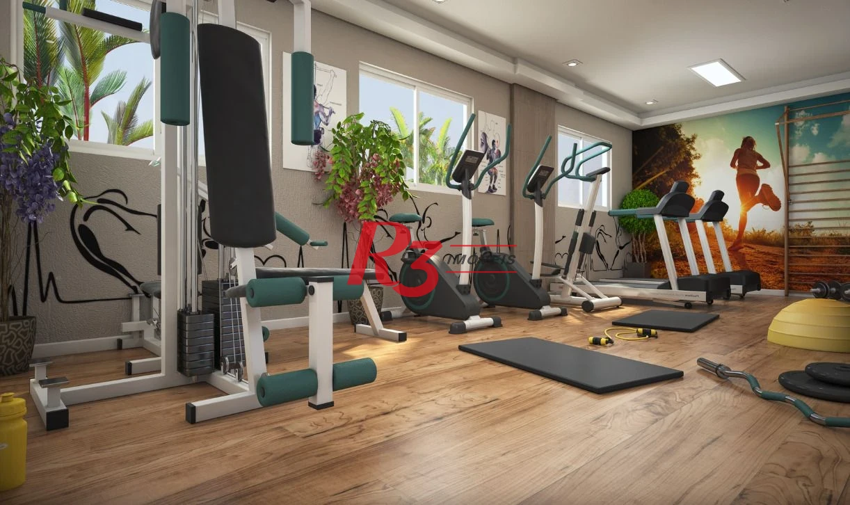 Apartamento com 2 dormitórios à venda, 55 m² por R$ 530.000,00 - Vila Guilhermina - Praia Grande/SP