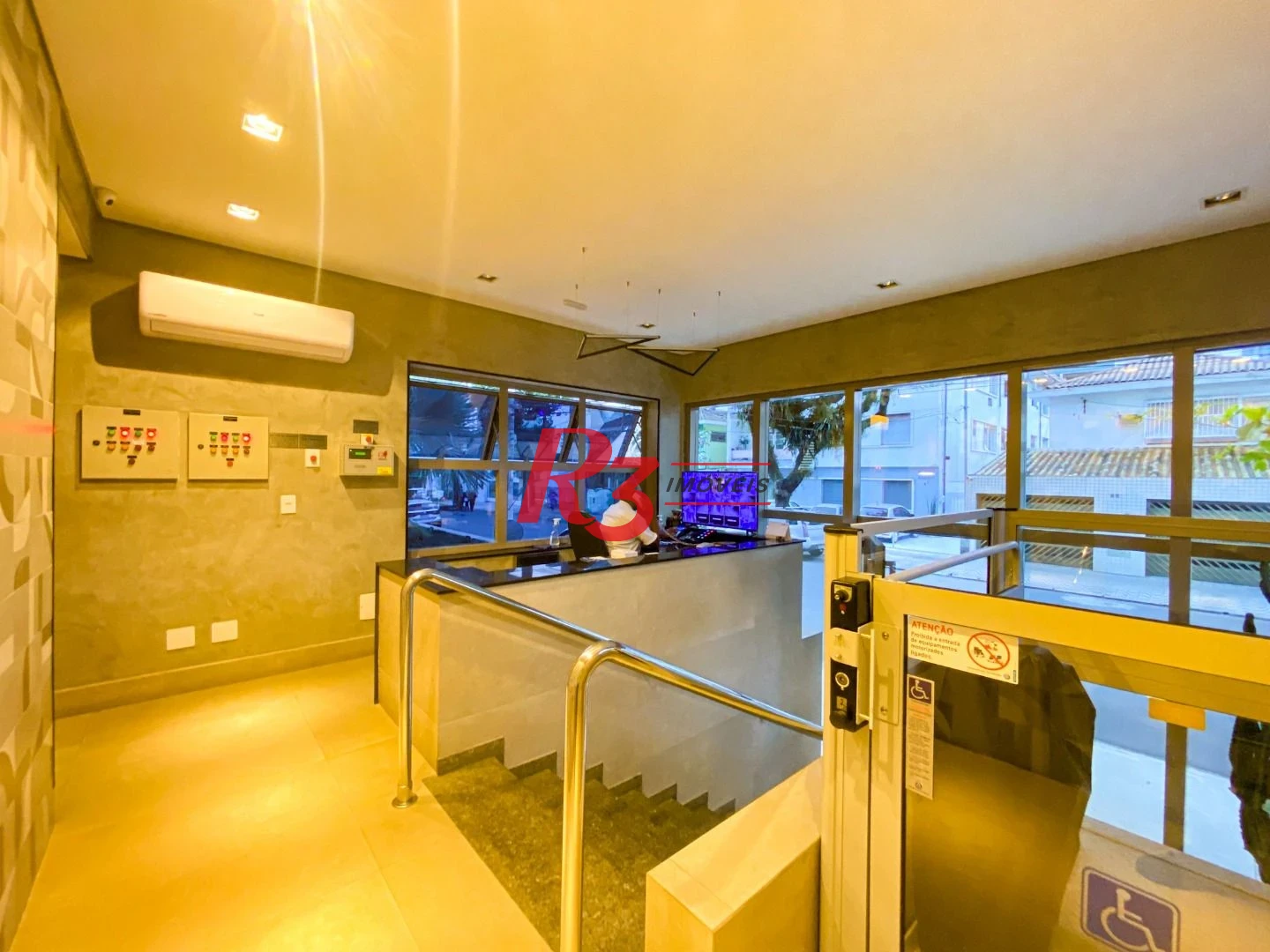 Apartamento com 1 dormitório à venda, 60 m² por R$ 880.000,00 - Aparecida - Santos/SP