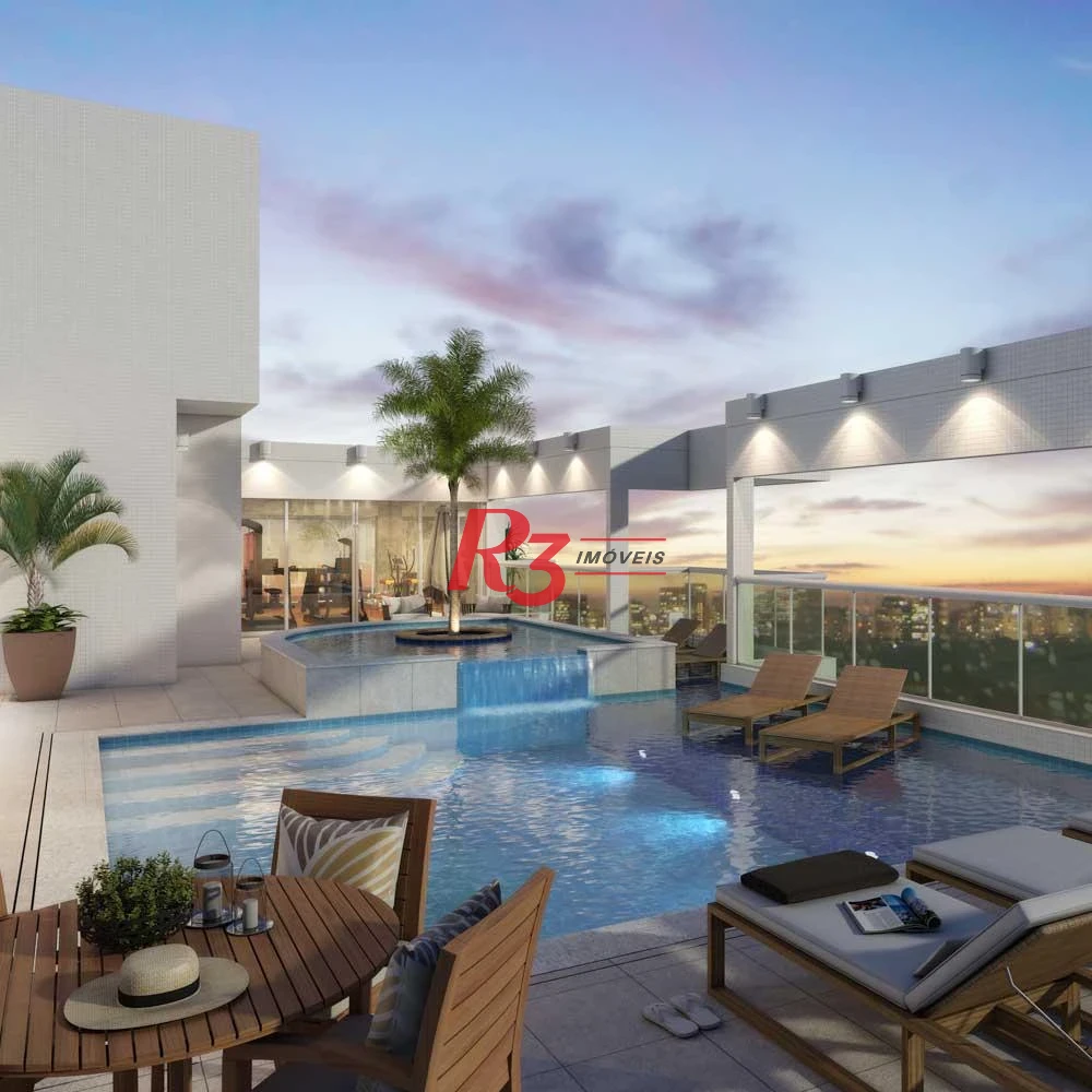 Apartamento com 2 dormitórios à venda, 83 m² por R$ 1.650.000,00 - Boqueirão - Santos/SP