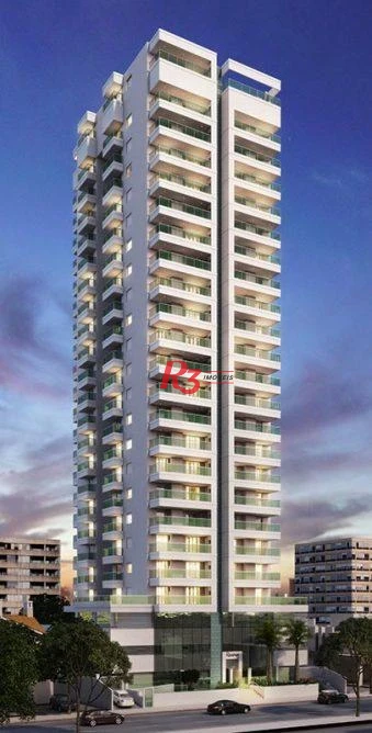 Apartamento com 2 dormitórios à venda, 83 m² por R$ 1.650.000,00 - Boqueirão - Santos/SP