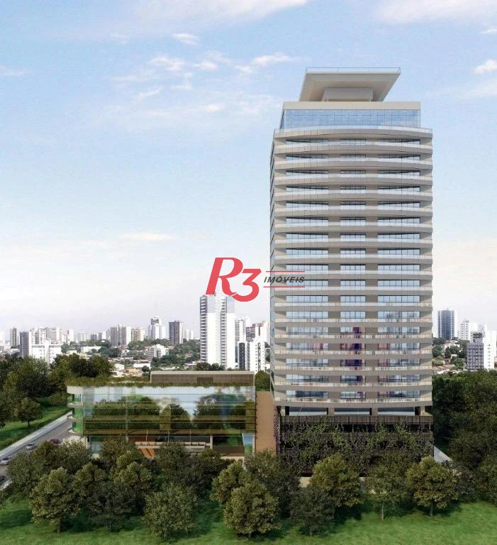 Andar Corporativo para alugar, 648 m² por R$ 52.300,00/mês - Gonzaga - Santos/SP