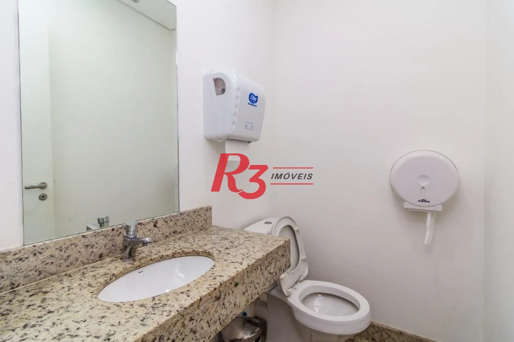 Andar Corporativo para alugar, 648 m² por R$ 52.300,00/mês - Gonzaga - Santos/SP