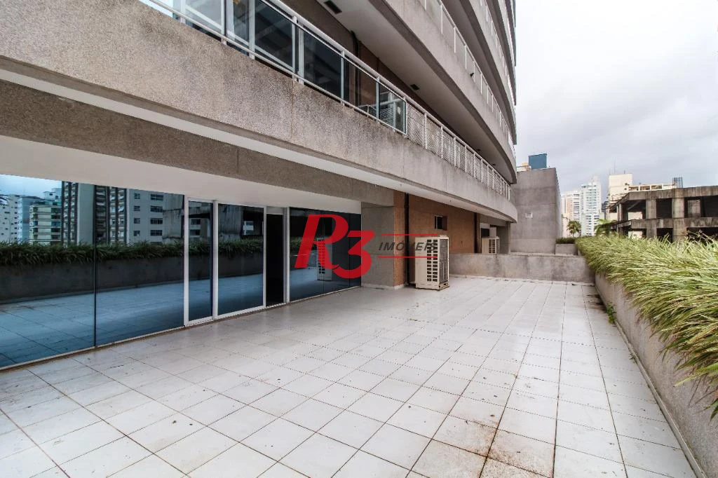 Andar Corporativo para alugar, 648 m² por R$ 52.300,00/mês - Gonzaga - Santos/SP