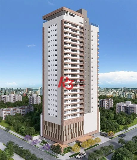 Apartamento à venda, 124 m² por R$ 1.902.105,77 - Gonzaga - Santos/SP