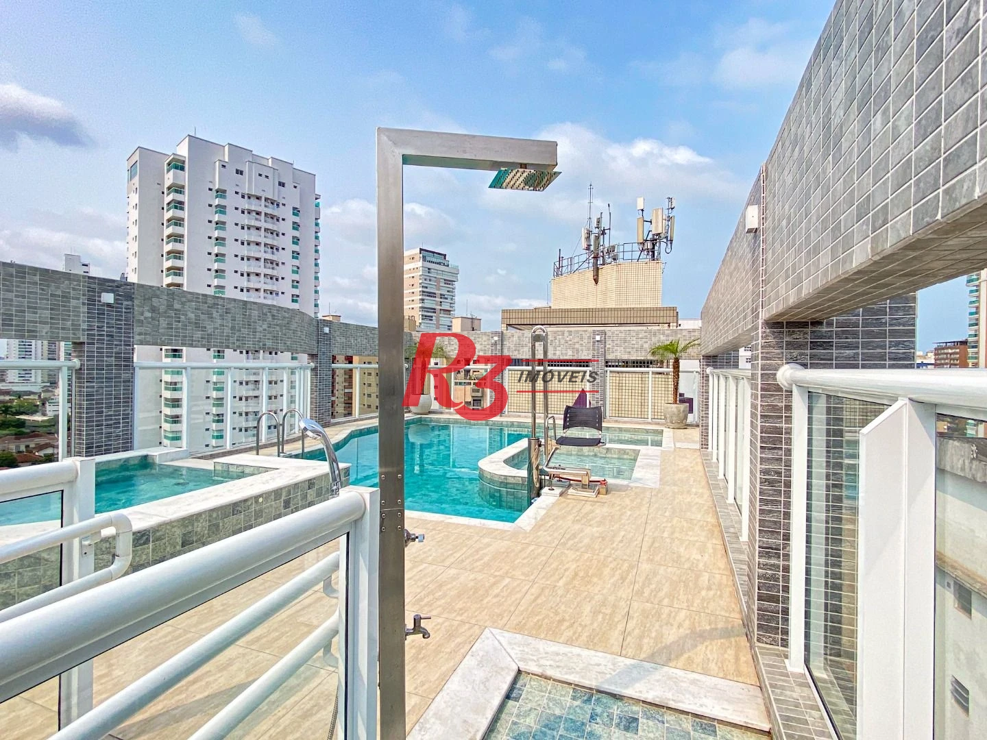 Apartamento com 1 dormitório à venda, 50 m² por R$ 890.000,00 - Boqueirão - Santos/SP
