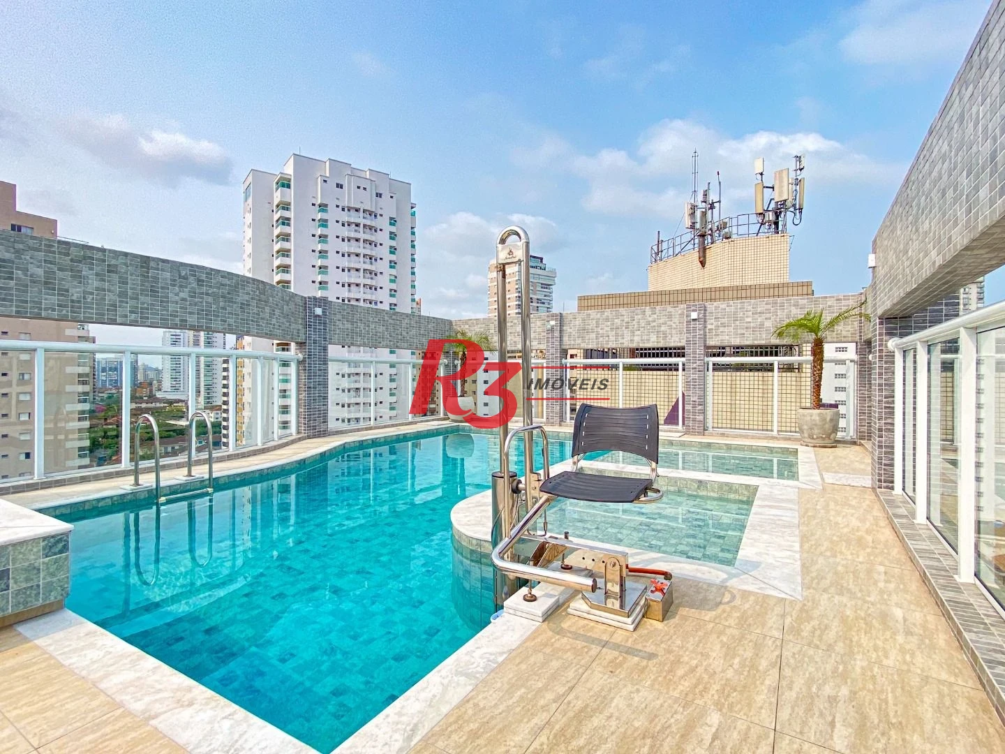 Apartamento com 1 dormitório à venda, 50 m² por R$ 890.000,00 - Boqueirão - Santos/SP
