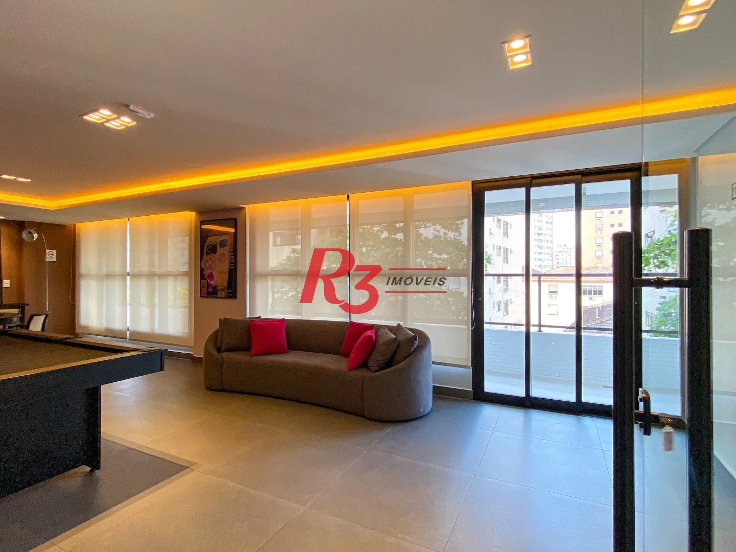 Apartamento com 1 suíte + lavabo -  à venda, 59 m² por R$ 890.000,00 - Ponta da Praia - Santos/SP