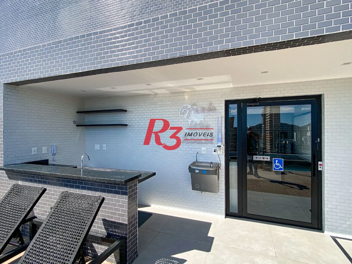 Apartamento com 1 suíte + lavabo -  à venda, 59 m² por R$ 890.000,00 - Ponta da Praia - Santos/SP