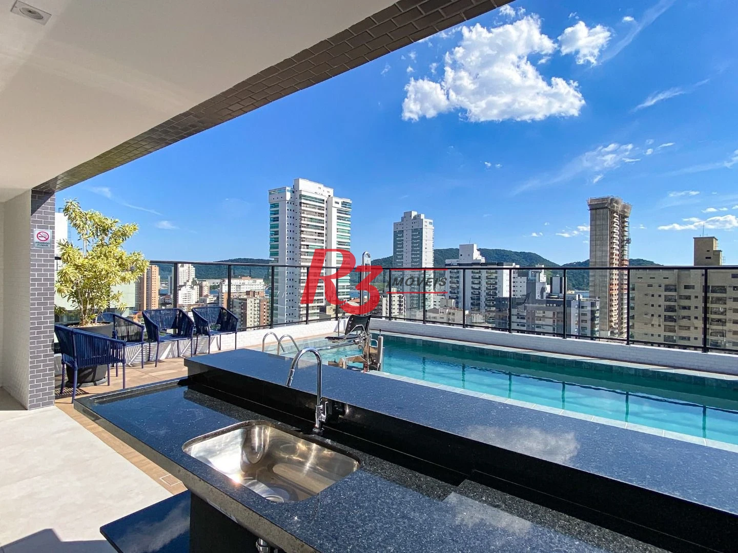 Apartamento com 1 suíte + lavabo -  à venda, 59 m² por R$ 890.000,00 - Ponta da Praia - Santos/SP