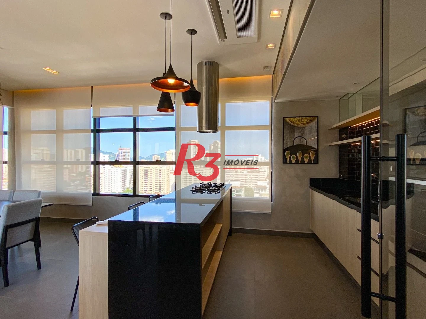 Apartamento com 1 suíte + lavabo -  à venda, 59 m² por R$ 890.000,00 - Ponta da Praia - Santos/SP