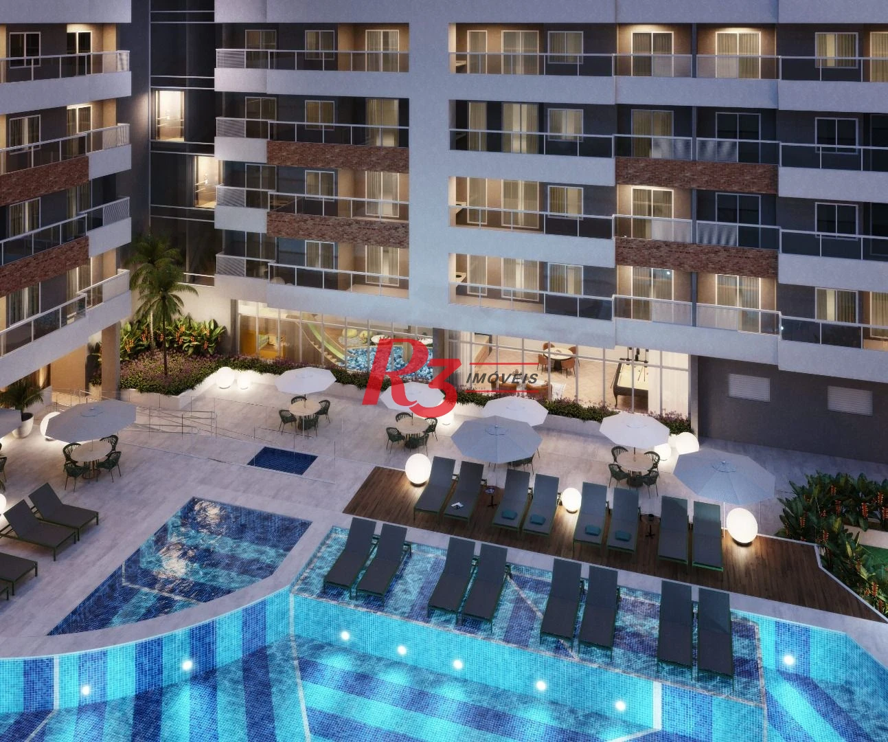 Apartamento à venda, 72 m² por R$ 980.000,00 - Encruzilhada - Santos/SP