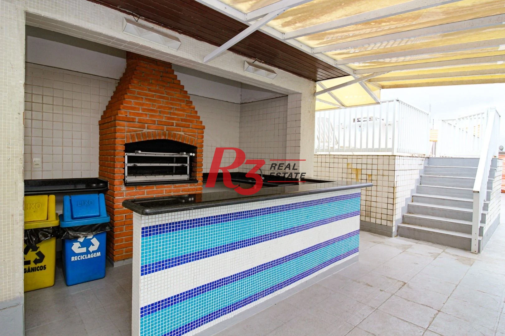 Apartamento com 3 dormitórios para alugar, 160 m² por R$ 7.500,00/mês - Gonzaga - Santos/SP