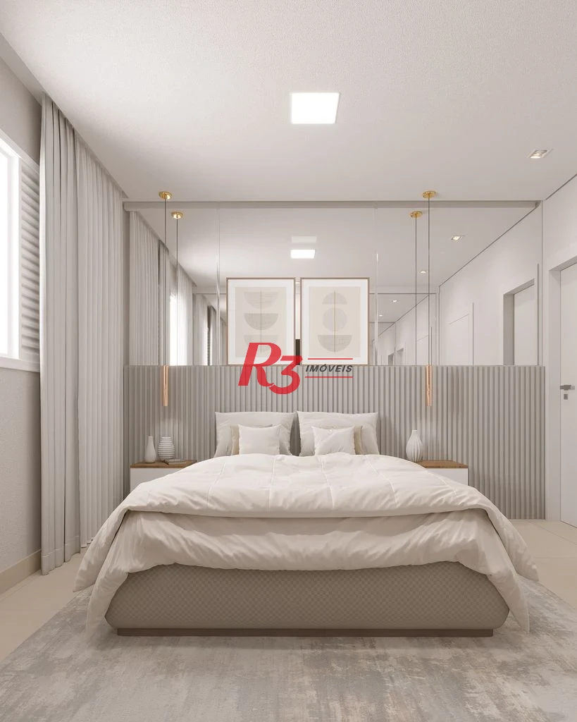 Apartamento com 2 dormitórios à venda, 67 m² por R$ 750.000,00 - Macuco - Santos/SP