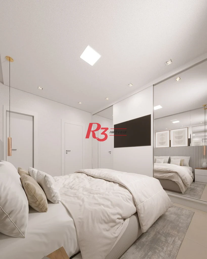 Apartamento com 2 dormitórios à venda, 67 m² por R$ 750.000,00 - Macuco - Santos/SP