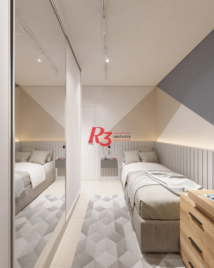 Apartamento com 2 dormitórios à venda, 67 m² por R$ 750.000,00 - Macuco - Santos/SP