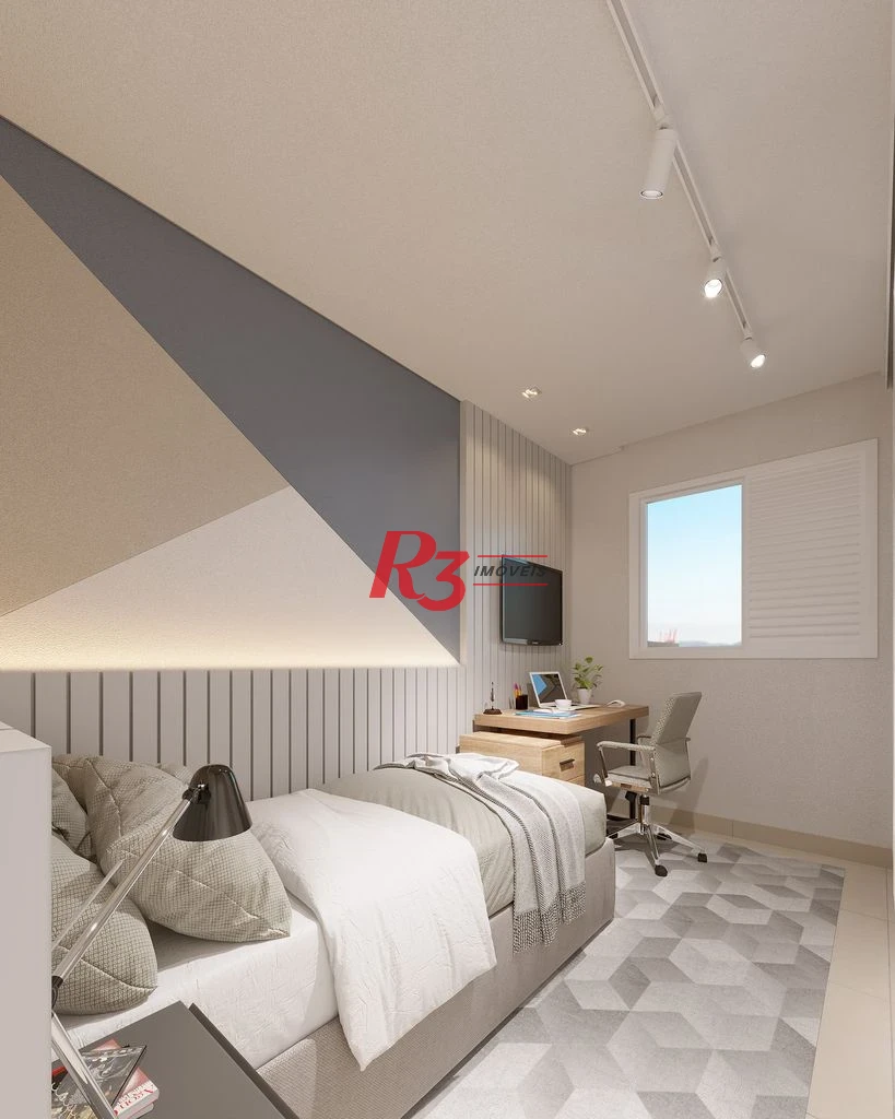 Apartamento com 2 dormitórios à venda, 67 m² por R$ 750.000,00 - Macuco - Santos/SP