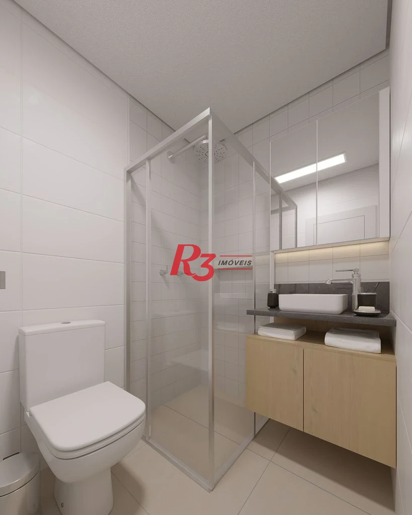Apartamento com 2 dormitórios à venda, 67 m² por R$ 750.000,00 - Macuco - Santos/SP