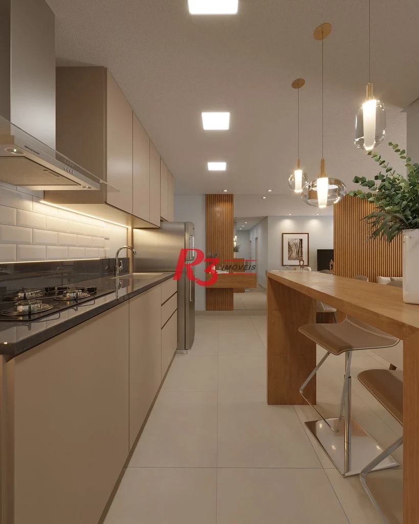 Apartamento com 2 dormitórios à venda, 67 m² por R$ 750.000,00 - Macuco - Santos/SP