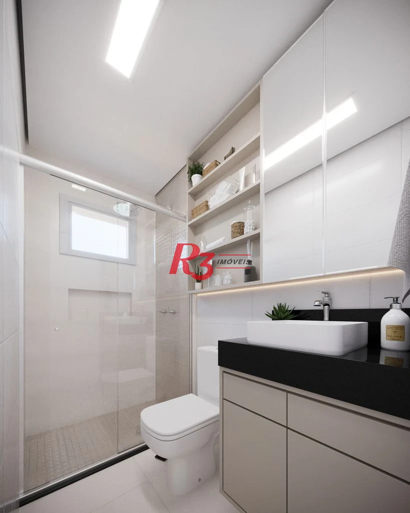 Apartamento com 2 dormitórios à venda, 67 m² por R$ 750.000,00 - Macuco - Santos/SP