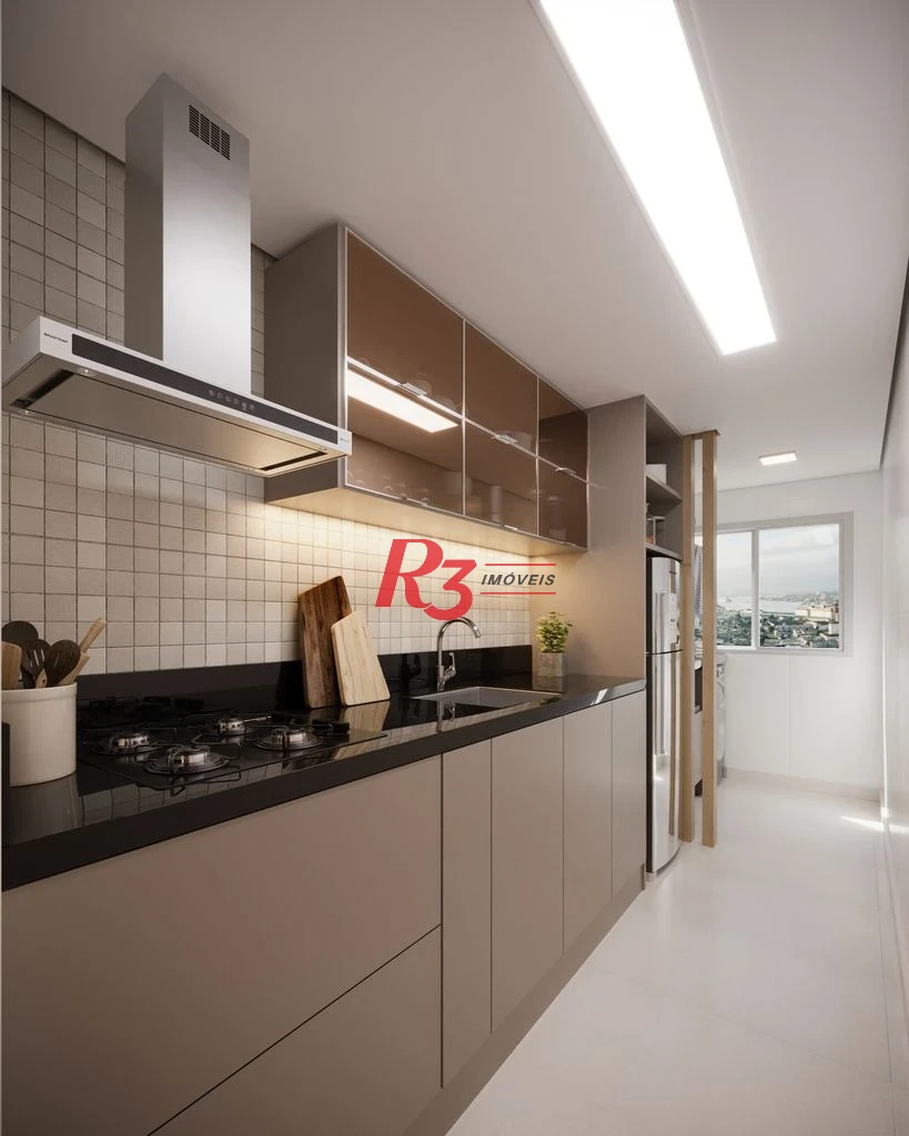 Apartamento com 2 dormitórios à venda, 67 m² por R$ 750.000,00 - Macuco - Santos/SP