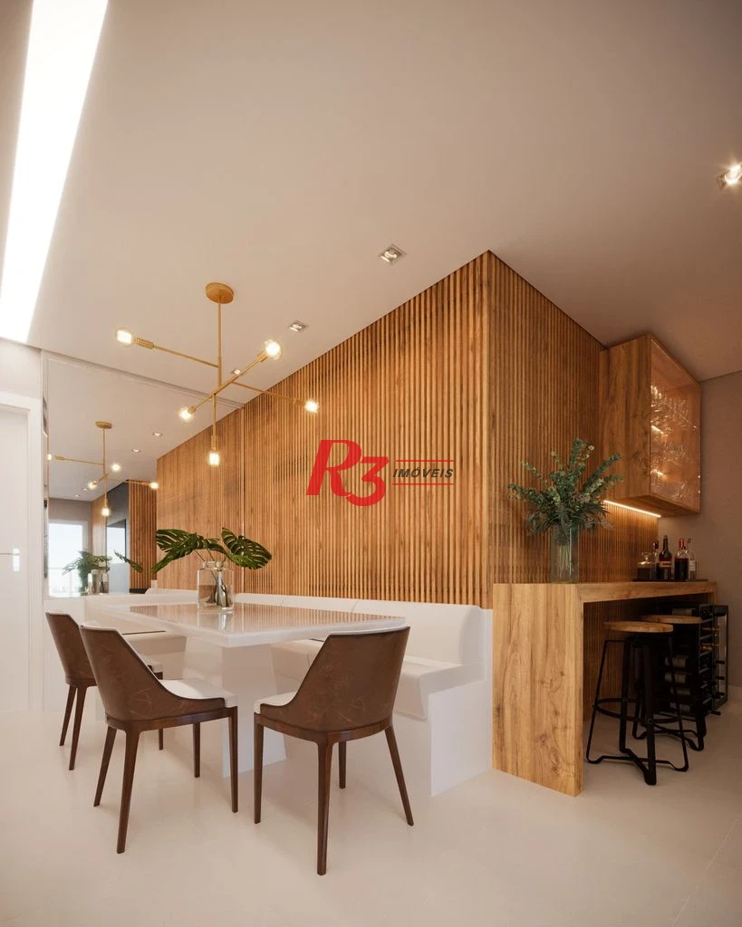 Apartamento com 2 dormitórios à venda, 67 m² por R$ 750.000,00 - Macuco - Santos/SP