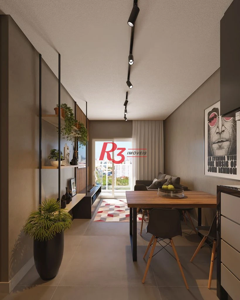 Apartamento com 2 dormitórios à venda, 67 m² por R$ 750.000,00 - Macuco - Santos/SP
