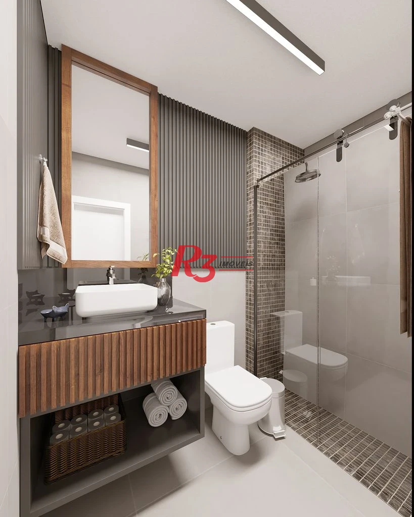 Apartamento com 2 dormitórios à venda, 67 m² por R$ 750.000,00 - Macuco - Santos/SP
