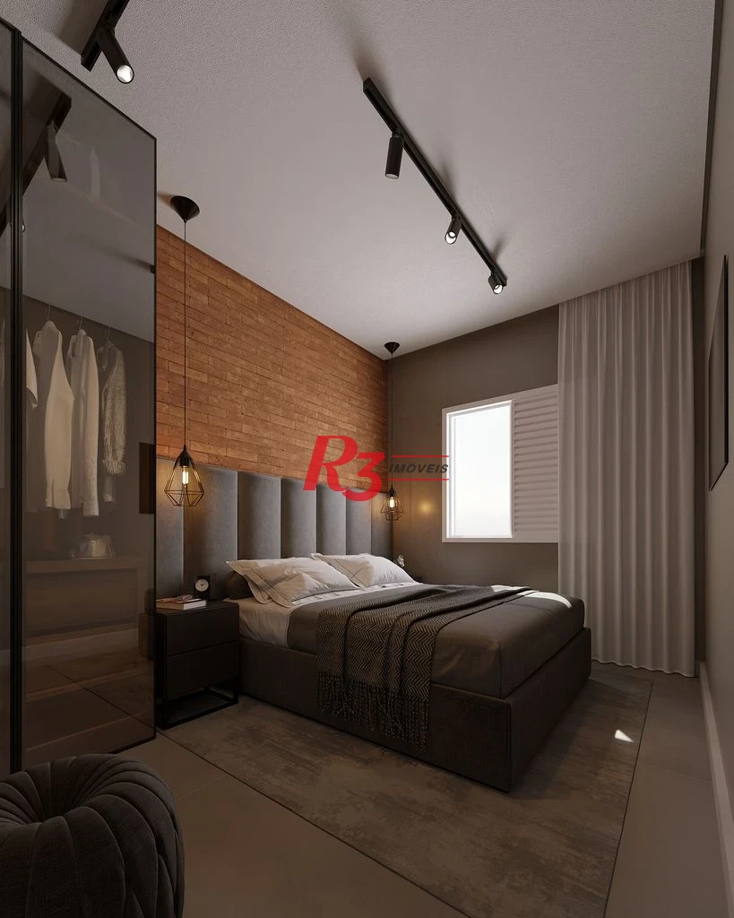 Apartamento com 2 dormitórios à venda, 67 m² por R$ 750.000,00 - Macuco - Santos/SP