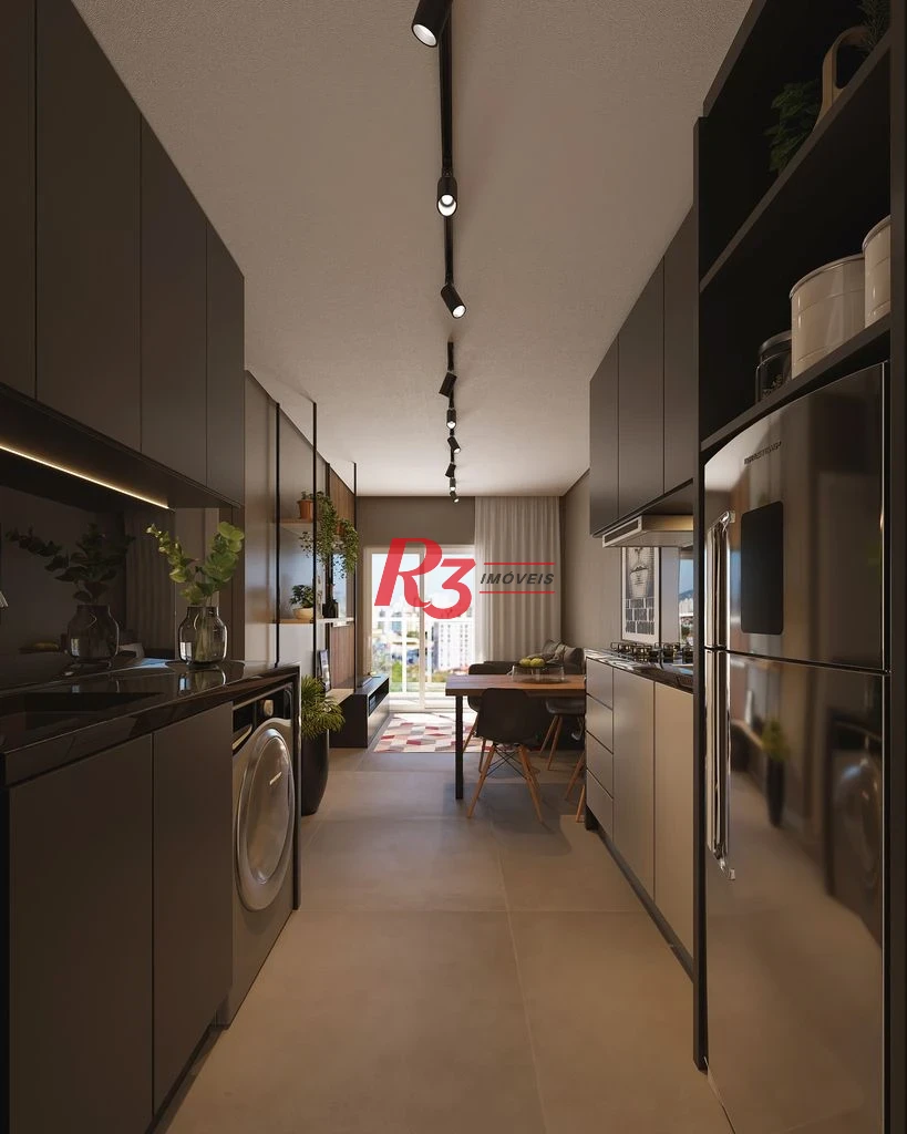 Apartamento com 2 dormitórios à venda, 67 m² por R$ 750.000,00 - Macuco - Santos/SP