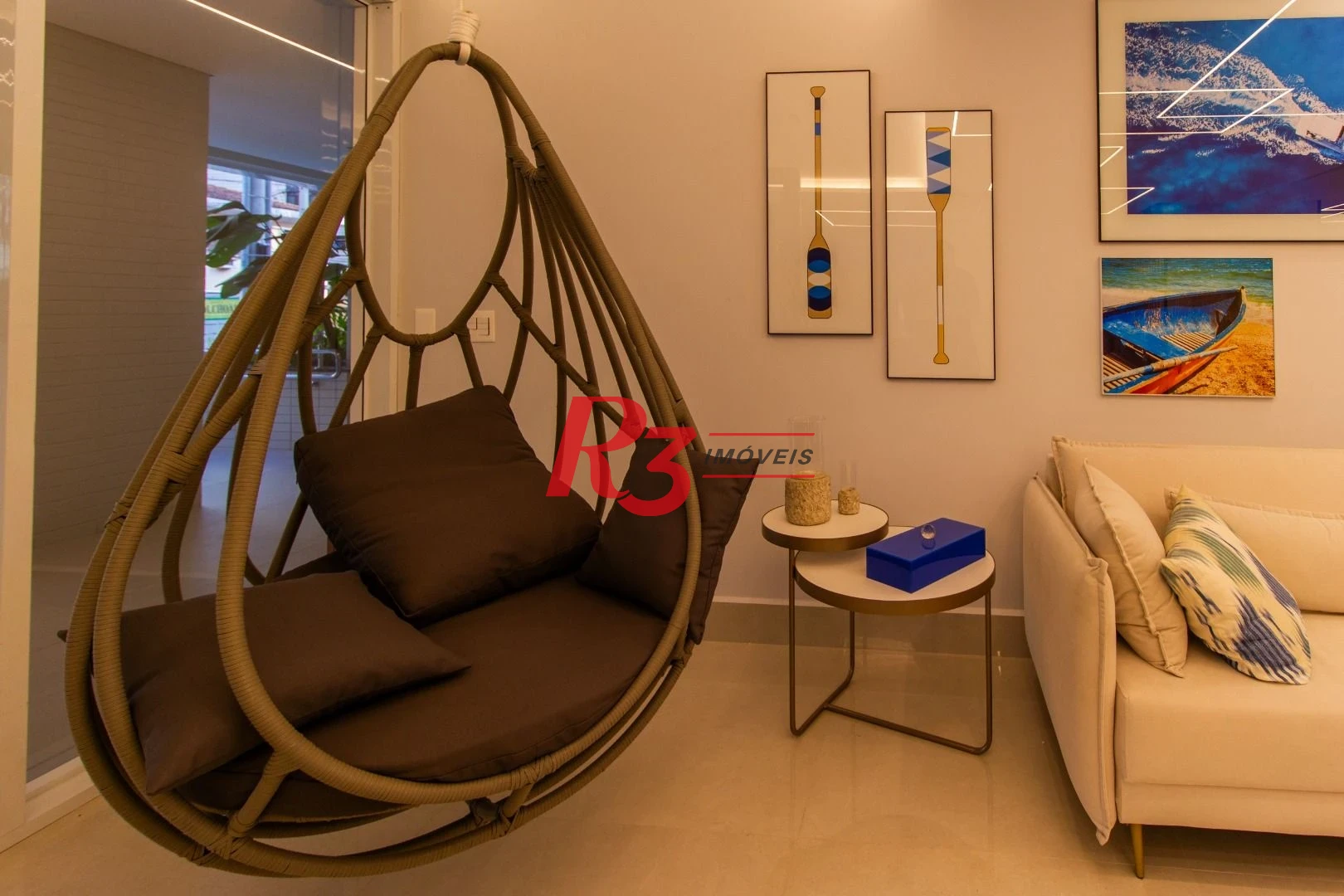 Apartamento com 2 dormitórios à venda, 99 m² por R$ 2.300.000,00 - Aparecida - Santos/SP