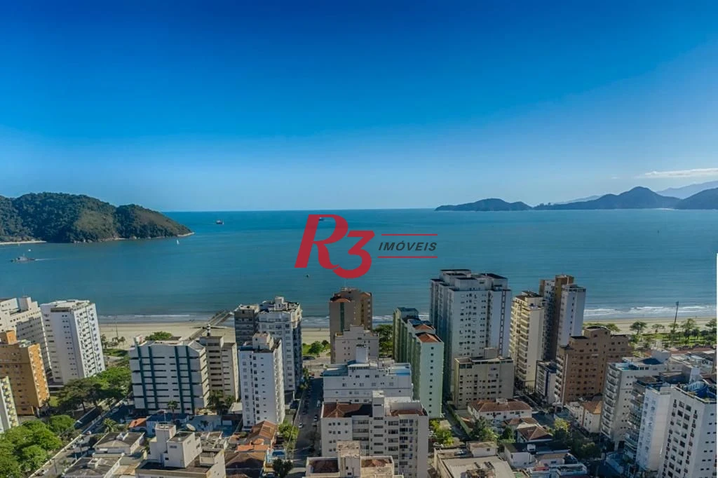 Apartamento com 2 dormitórios à venda, 99 m² por R$ 2.300.000,00 - Aparecida - Santos/SP