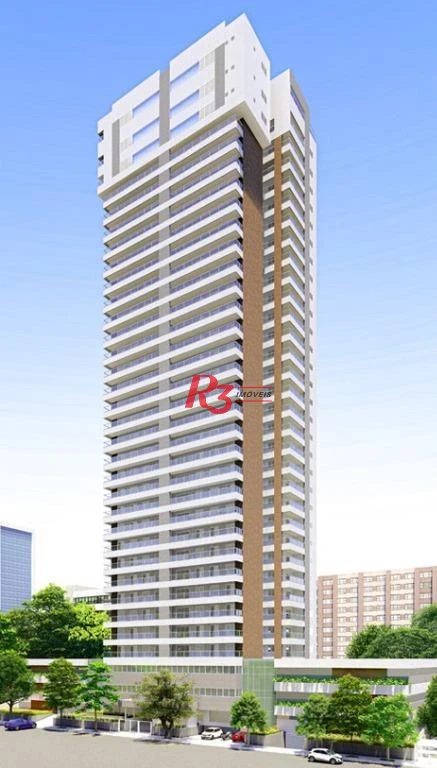 Apartamento com 2 dormitórios à venda, 99 m² por R$ 2.300.000,00 - Aparecida - Santos/SP
