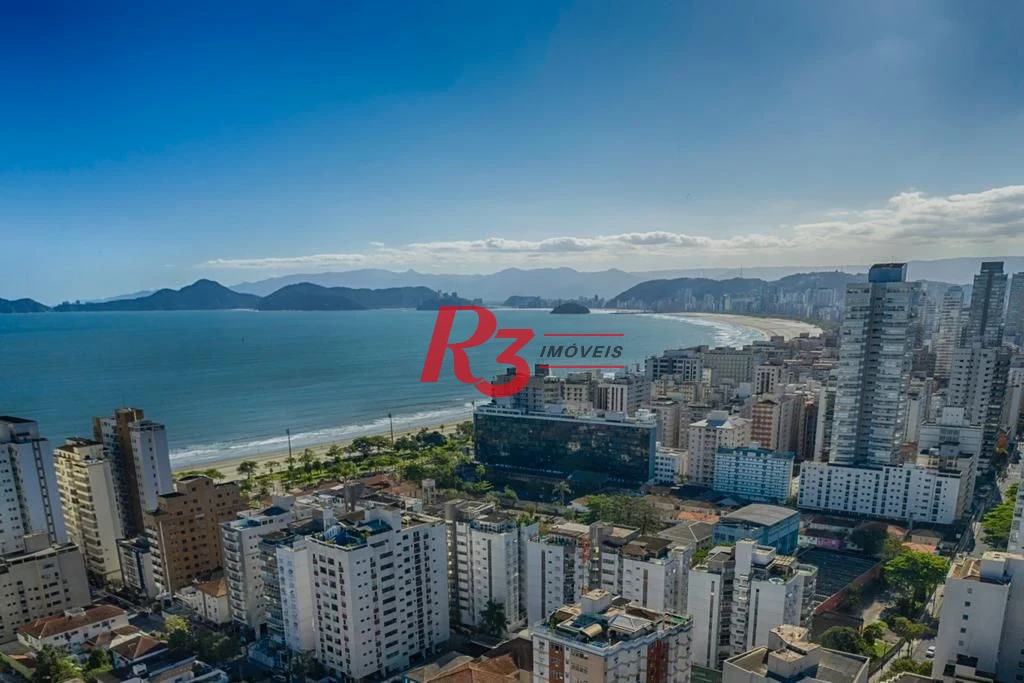 Apartamento com 2 dormitórios à venda, 99 m² por R$ 2.300.000,00 - Aparecida - Santos/SP