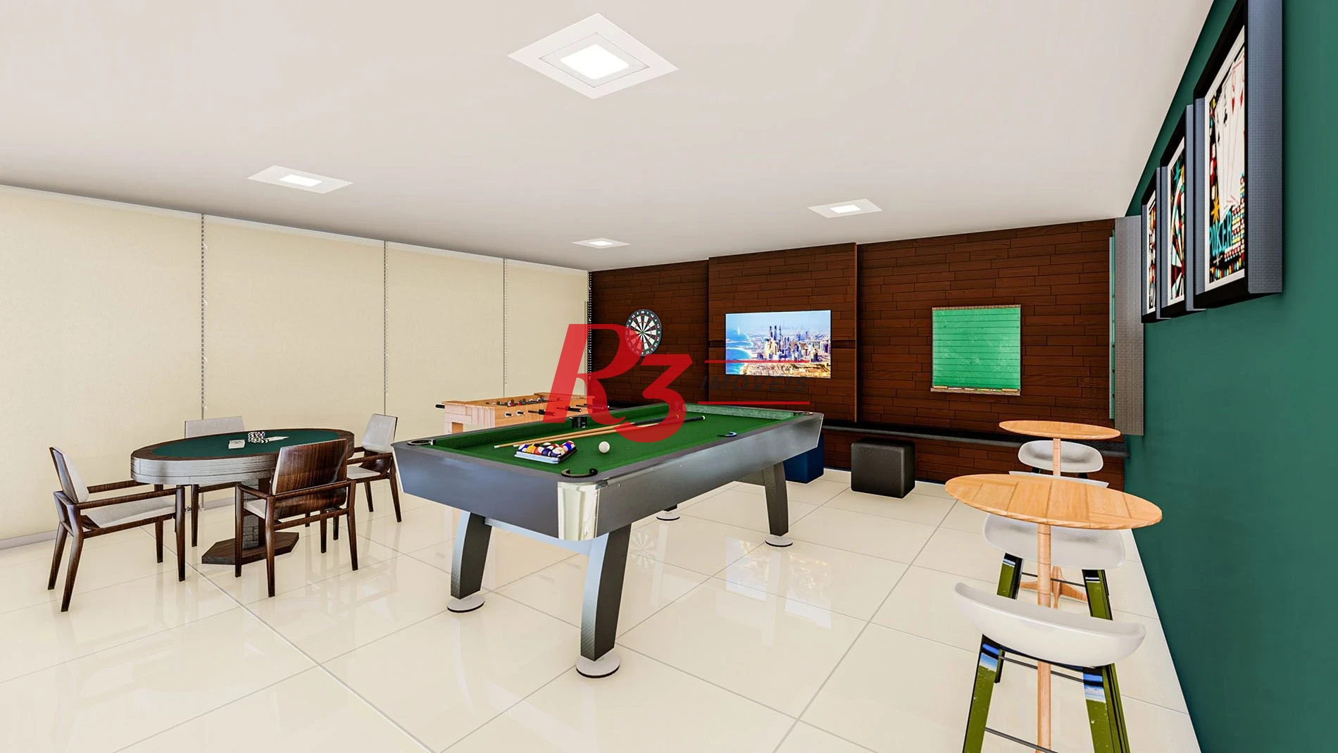 Apartamento com 2 dormitórios à venda, 99 m² por R$ 2.300.000,00 - Aparecida - Santos/SP