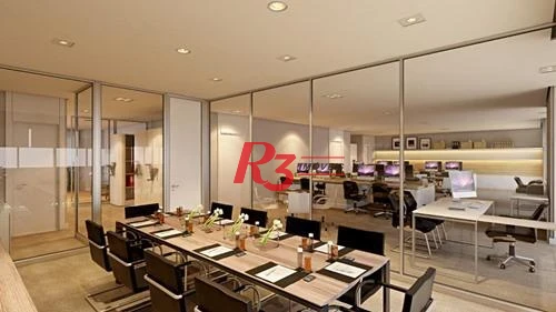 Sala para alugar, 43 m² por R$ 3.200,00/mês - Encruzilhada - Santos/SP