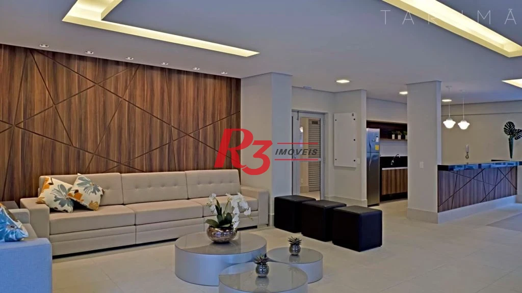 Apartamento com 1 dormitório à venda, 44 m² por R$ 890.000,00 - Boqueirão - Santos/SP