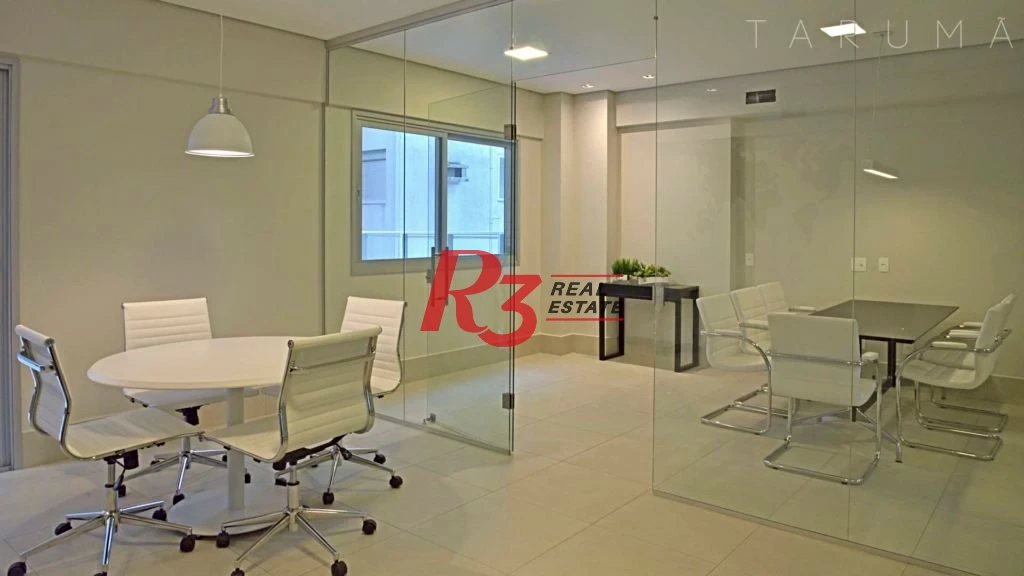 PORTEIRA FECHADA , Apartamento com 1 dormitório à venda, 46 m² por R$ 795.000 - Boqueirão - Santos/SP