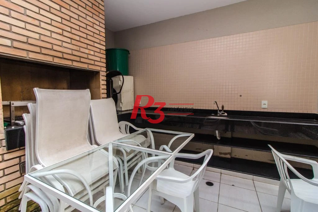 Apartamento Garden com 3 dormitórios à venda, 90 m² por R$ 1.700.000,00 - Campo Grande - Santos/SP